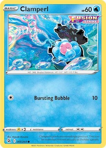 Pokemon Tcg Fusion Strike: Clamperl (065/264) [Sword & Shield: Fusion Strike]