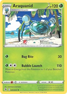 Pokemon Tcg Fusion Strike: Araquanid (020/264) [Sword & Shield: Fusion Strike]