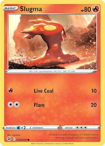 Pokemon Tcg Fusion Strike: Slugma (034/264) [Sword & Shield: Fusion Strike]