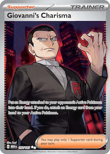Giovanni's Charisma (197/165) [Scarlet & Violet: 151]