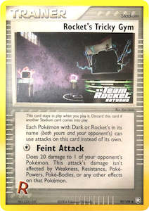 Pokemon Tcg Trainer Cards Stadiums In Stock: Rocket's Tricky Gym (90/109) (Stamped) [EX: Team Rocket Returns]