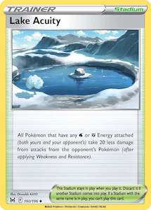 Pokemon Tcg Trainer Cards Stadiums In Stock: Lake Acuity (160/196) [Sword & Shield: Lost Origin]