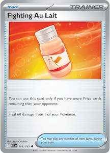 Pokemon Tcg Trainer Cards Items In Stock: Fighting Au Lait (181/193) [Scarlet & Violet: Paldea Evolved]