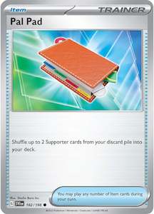 Pokemon Tcg Trainer Cards Items In Stock: Pal Pad (182/198) [Scarlet & Violet: Base Set]