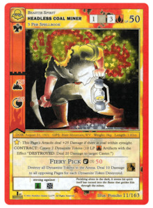 Headless Coal Miner [Cryptid Nation: Nightfall First Edition]