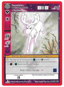 Metazoo Nightfall 1st Edition Singles: Specter Moose [Cryptid Nation: Nightfall First Edition]