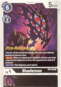 Digimon Singles Currently In Stock: Shademon [BT5-065] [Battle of Omni Pre-Release Promos]