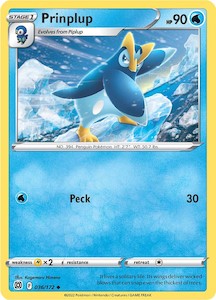 Pokemon Tcg Brilliant Stars: Prinplup (036/172) [Sword & Shield: Brilliant Stars]