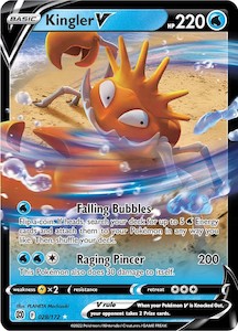 Pokemon Tcg Brilliant Stars: Kingler V (028/172) [Sword & Shield: Brilliant Stars]