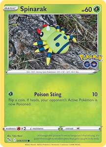 Pokemon Tcg Pokemon Go: Spinarak (006/078) [Pokémon GO]