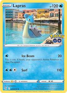 Pokemon Tcg Pokemon Go: Lapras (023/078) [Pokémon GO]
