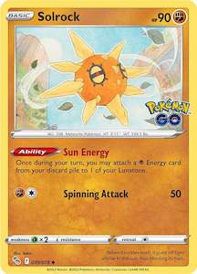Pokemon Tcg Pokemon Go: Solrock (039/078) [Pokémon GO]