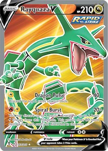 Pokemon Tcg Full Art V: Rayquaza V (193/203) [Sword & Shield: Evolving Skies]