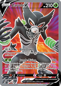 Pokemon Tcg Full Art V: Zarude V (167/185) [Sword & Shield: Vivid Voltage]