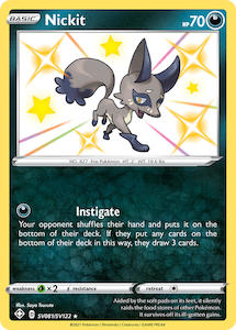 Pokemon Tcg Shining Fates: Nickit (SV081/SV122) [Sword & Shield: Shining Fates]