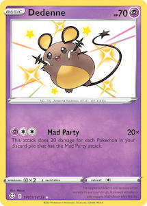Pokemon Tcg Shining Fates: Dedenne (SV051/SV122) [Sword & Shield: Shining Fates]