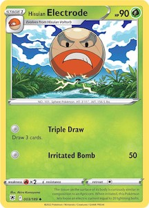 Pokemon Tcg Astral Radiance: Hisuian Electrode (003/189) [Sword & Shield: Astral Radiance]