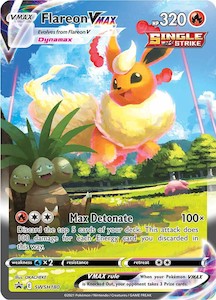 Pokemon Tcg Treasures: Flareon VMAX (SWSH180) [Sword & Shield: Black Star Promos]
