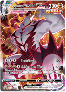 Pokemon Tcg Treasures: Single Strike Urshifu VMAX (168/163) [Sword & Shield: Battle Styles]