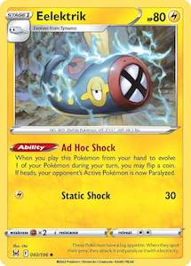 Pokemon Tcg Lost Origin: Eelektrik (060/196) [Sword & Shield: Lost Origin]