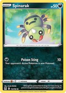 Pokemon Tcg Lost Origin: Spinarak (112/196) [Sword & Shield: Lost Origin]