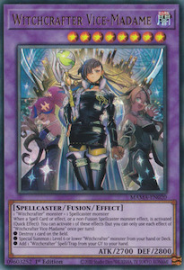 Yugioh Magnificent Mavens Preorder Now Ships Nov 3rd: Witchcrafter Vice-Madame [MAMA-EN020] Ultra Rare