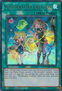 Yugioh Magnificent Mavens Preorder Now Ships Nov 3rd: Witchcrafter Creation [MAMA-EN024] Ultra Rare