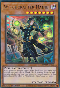Yugioh Magnificent Mavens Preorder Now Ships Nov 3rd: Witchcrafter Haine [MAMA-EN022] Ultra Rare