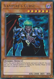 Yugioh Magnificent Mavens Preorder Now Ships Nov 3rd: Vampire's Curse [MAMA-EN048] Ultra Rare