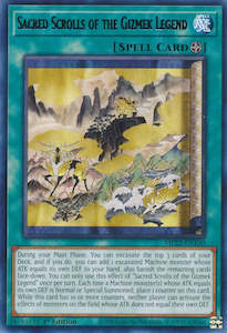 Yugioh 2022 Tin Of The Pharaohs Gods: Sacred Scrolls of the Gizmek Legend [MP22-EN160] Rare