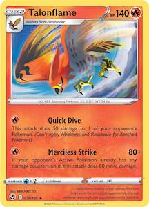 Pokemon Tcg Silver Tempest: Talonflame (029/195) [Sword & Shield: Silver Tempest]
