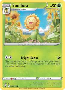 Pokemon Tcg Silver Tempest: Sunflora (006/195) [Sword & Shield: Silver Tempest]