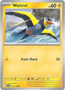 Pokemon Tcg Scarlet Violet: Wattrel (078/198) [Scarlet & Violet: Base Set]