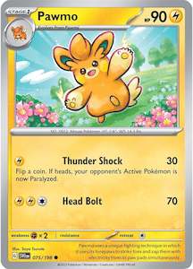Pokemon Tcg Scarlet Violet: Pawmo (075/198) [Scarlet & Violet: Base Set]