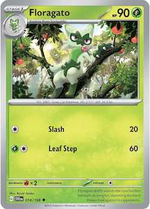 Pokemon Tcg Scarlet Violet: Floragato (014/198) [Scarlet & Violet: Base Set]