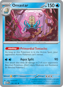 Pokemon 151: Omastar (139/165) [Scarlet & Violet: 151]