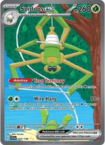 Pokemon Full Art Trainers: Spidops ex (243/198) [Scarlet & Violet: Base Set]