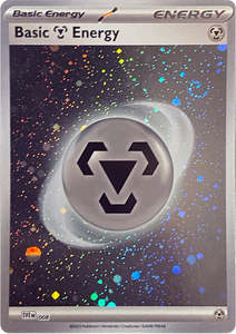 Pokemon Tcg Energy Cards In Stock: Basic Metal Energy (008) (Cosmos Holo) [Scarlet & Violet: Base Set]