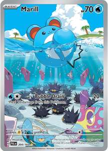 Pokemon Tcg Treasures: Marill (204/193) [Scarlet & Violet: Paldea Evolved]