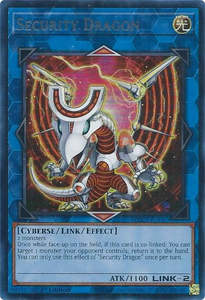 Yugioh Ultra 1st Nm: Security Dragon (Silver) [BLC1-EN043] Ultra Rare