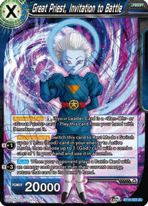 Dragon Ball Super: Great Priest, Invitation to Battle [BT16-023]