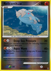 Pokemon Tcg Treasures: Relicanth (SH8) [Platinum: Supreme Victors]