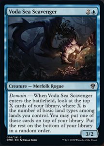 Mtg Singles Instock: Voda Sea Scavenger [Dominaria United]