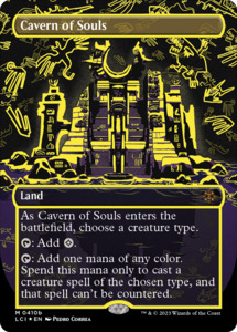 Mtg Singles Instock: Cavern of Souls (0410b) (Borderless) [The Lost Caverns of Ixalan]