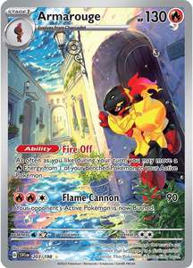 Pokemon Full Art Trainers: Armarouge (203/198) [Scarlet & Violet: Base Set]