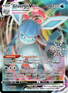 Pokemon Tcg Sword Shield Evolving Skies Singles: Glaceon VMAX (041/203) (Holiday Calendar) [Sword & Shield: Evolving Skies]