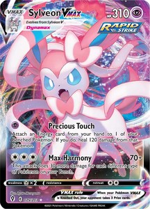 Pokemon Tcg Sword Shield Evolving Skies Singles: Sylveon VMAX (075/203) [Sword & Shield: Evolving Skies]