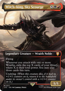 Mtg Singles Instock: Witch-king, Sky Scourge (Borderless) [The Lord of the Rings: Tales of Middle-Earth Commander]