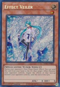 Yugioh Secret: Effect Veiler [RA01-EN003] Secret Rare