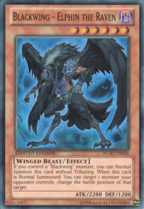 Yugioh Singles Currently In Stock: Blackwing - Elphin the Raven [WGRT-EN026] Super Rare